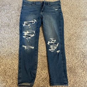 American eagle high waisted crop jean